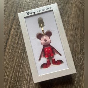 Disney x BaubleBar Red Mickey Mouse Keychain